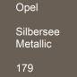 Preview: Opel, Silbersee Metallic, 179.